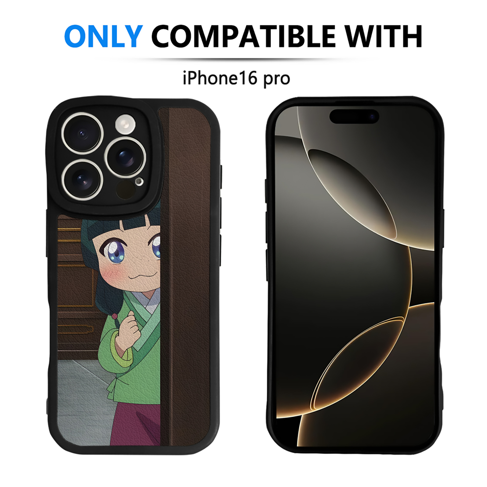 薬屋のひとりごと The Apothecary Diaries 【iPhone 16シリーズ対応】シリコンスマホケース（レザー調） 材質：シリコン